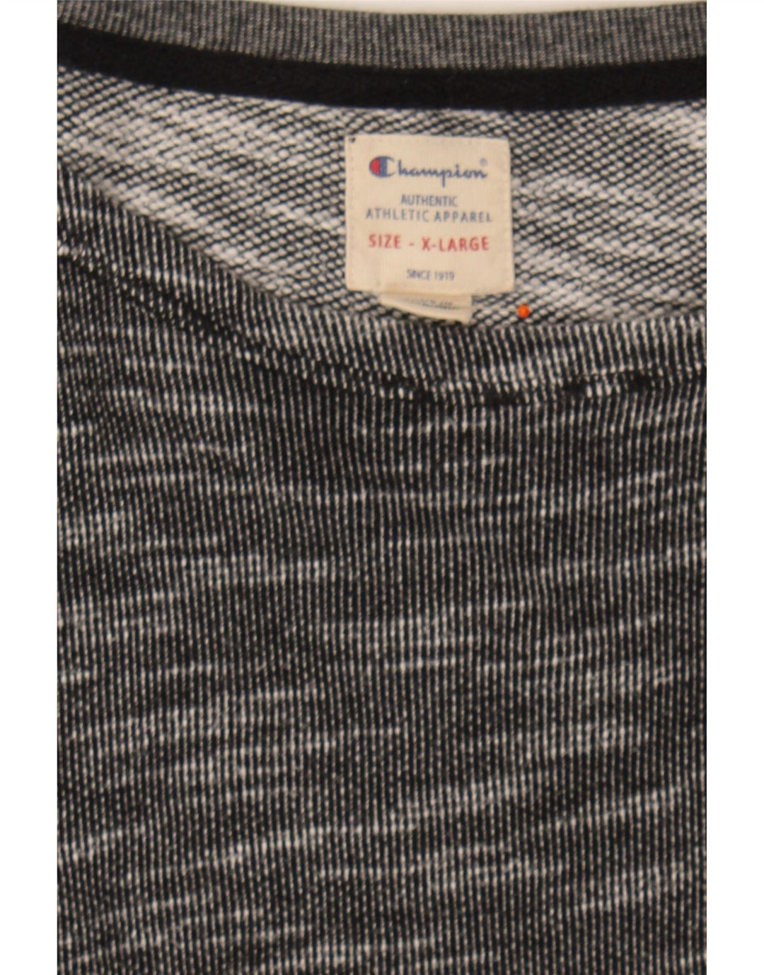 CHAMPION Womens Sweatshirt Jumper UK 18 XL Grey Colourblock Cotton Vintage Champion and Second-Hand Champion from Messina Hembry 