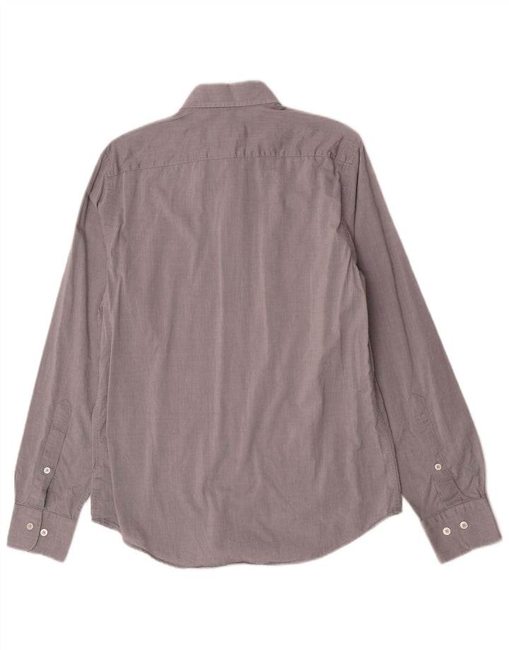 Camisa masculina Marlboro Classics Slim Fit cinza médio