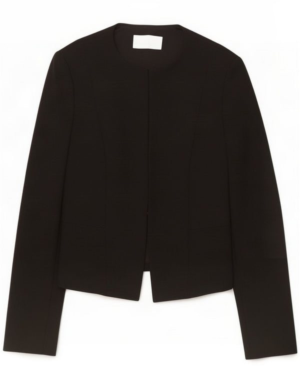 Jaqueta Blazer feminina Hugo Boss Reino Unido 12 Médio Preto Clássico