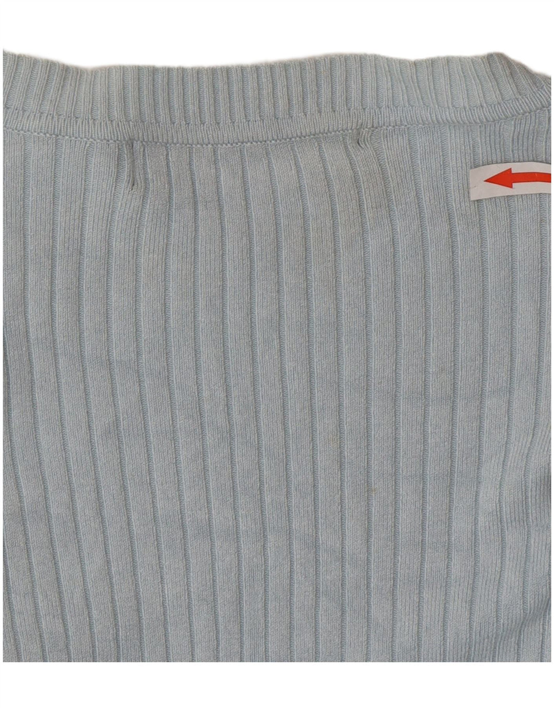 Suéter cardigã feminino Zara Reino Unido 12 rayon azul médio