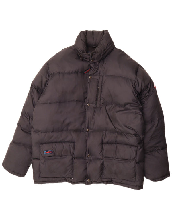 Jaqueta masculina acolchoada Invicta UK 40 grande poliamida preta