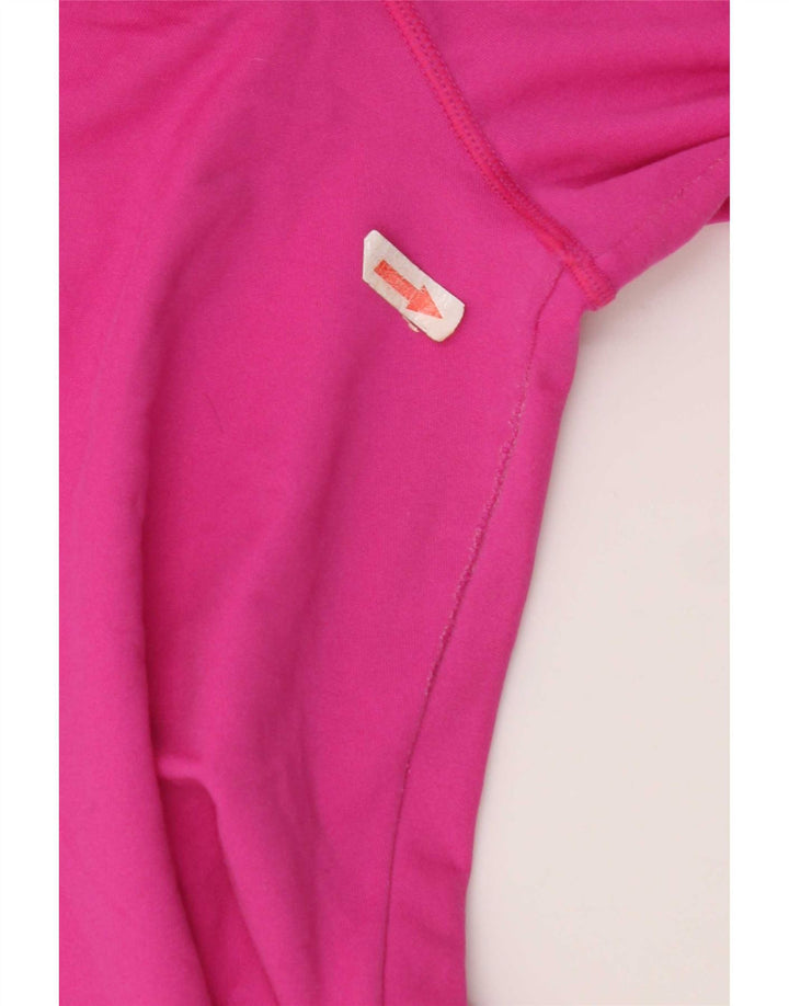 Calça feminina Asics Graphic Tracksuit UK 12 Medium Pink Colourblock