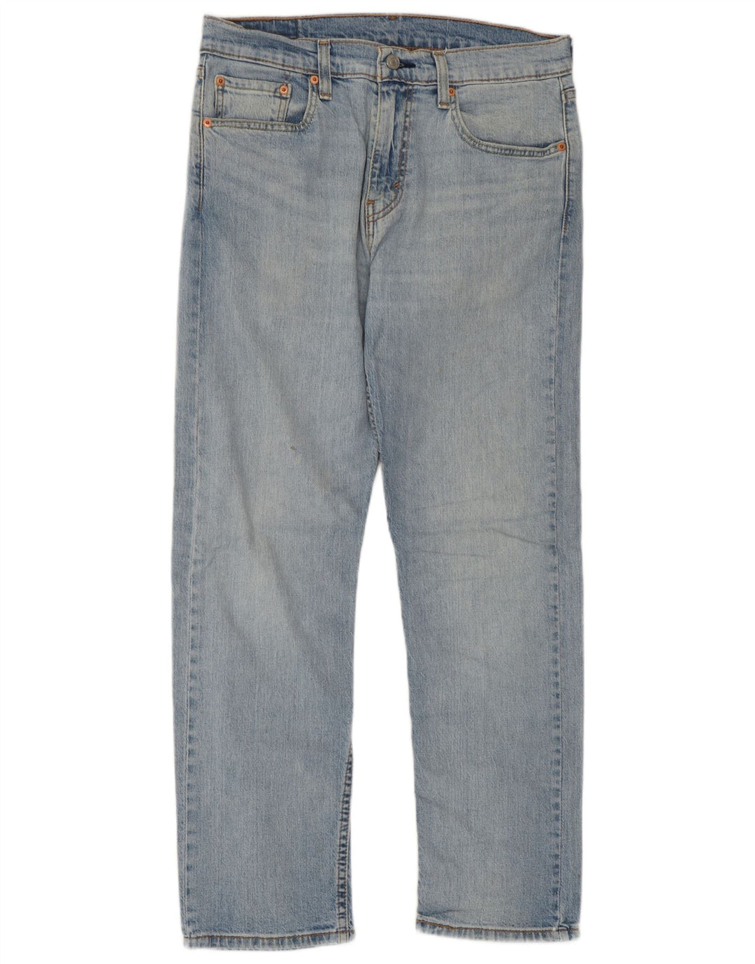 Calça jeans feminina Levi's 502 Straight W32 L27 azul algodão