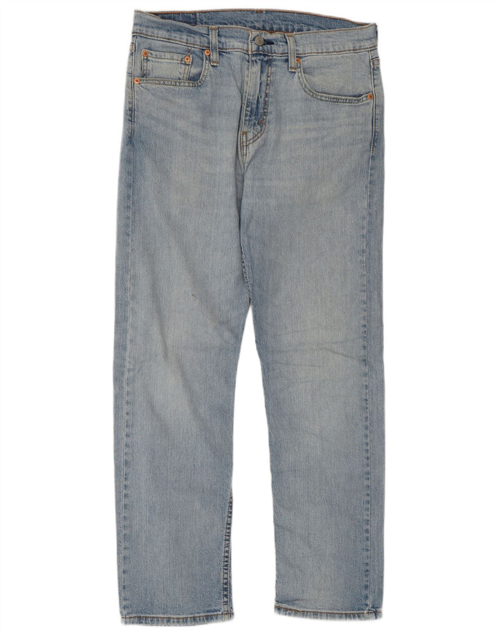 Calça jeans feminina Levi's 502 Straight W32 L27 azul algodão