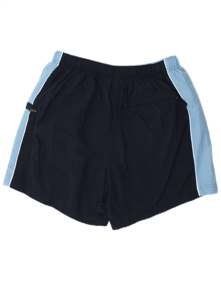 Shorts de natação masculino Marks & Spencer médio azul marinho colorblock