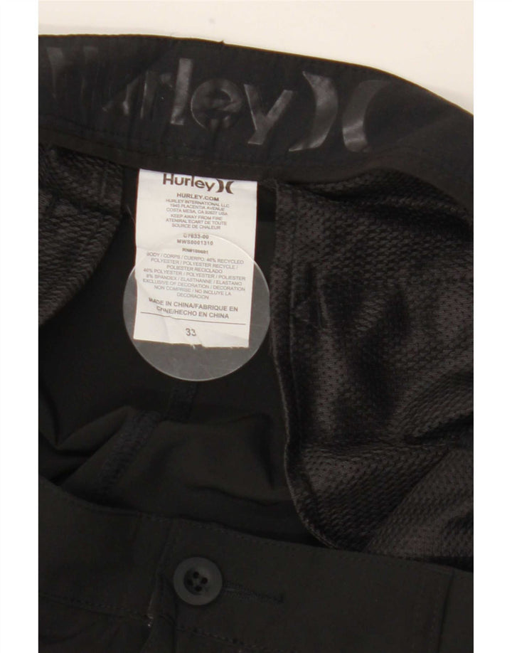 Shorts masculino Hurley Phantom Chino W33 poliéster preto médio
