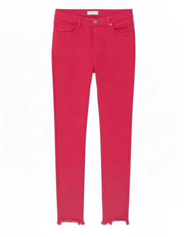 Calça jeans skinny feminina Zara EU 36 XS W26 L26 rosa