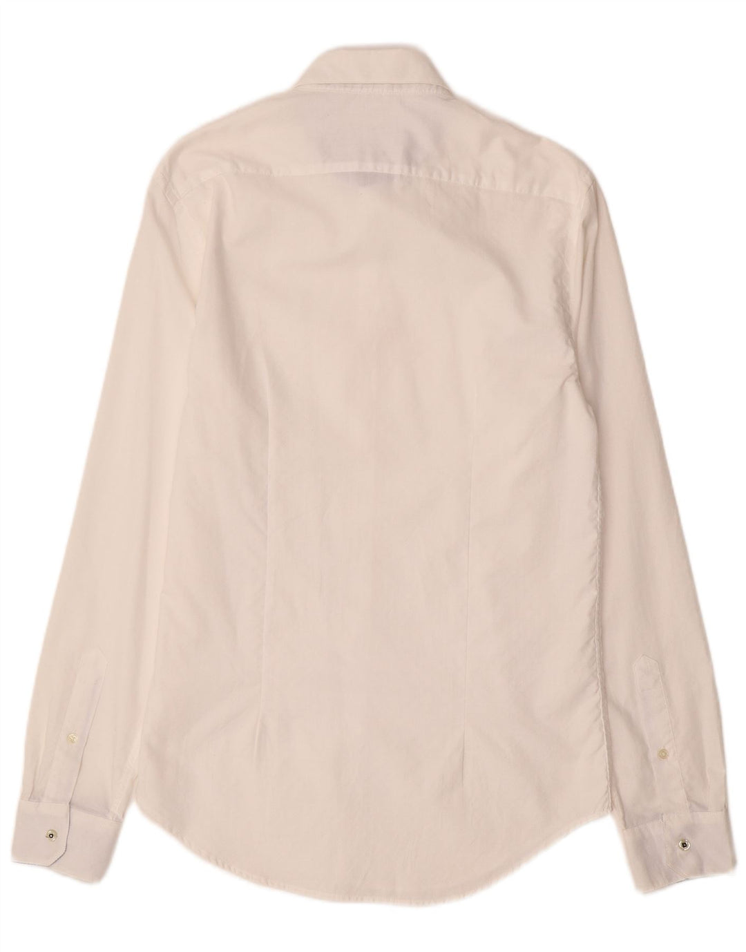 Camisa masculina Zara Slim Fit média branca