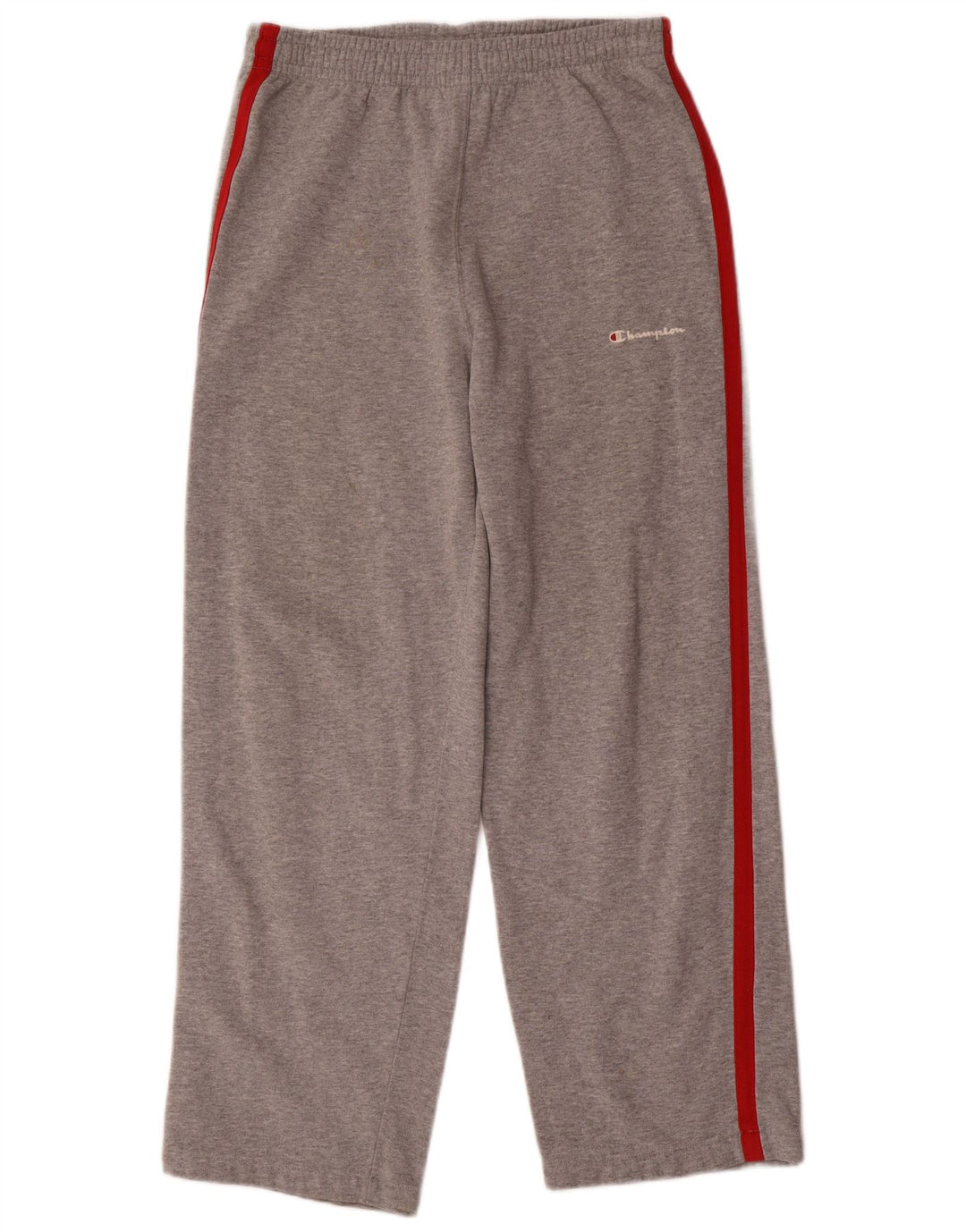 Calça de treino feminina Champion UK 14 algodão manchado cinza médio