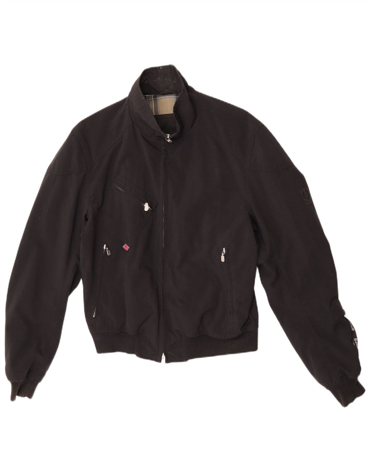 Jaqueta bomber masculina Belstaff UK 38 nylon preto médio