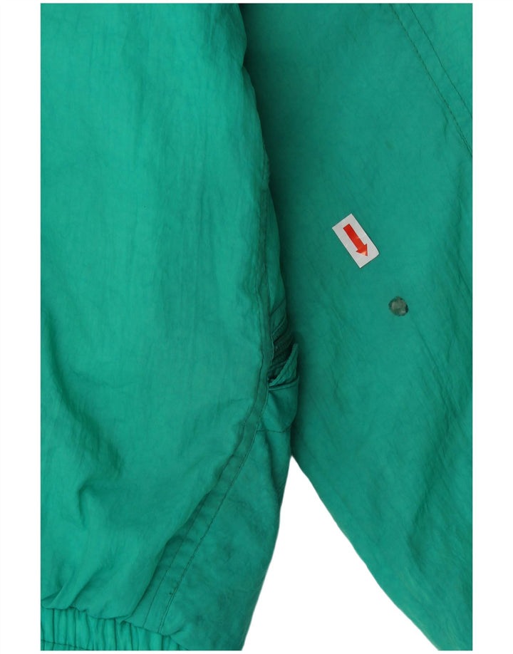 Belfe Girls Jaqueta de esqui gráfica superdimensionada 10-11 anos verde poliamida anos 80