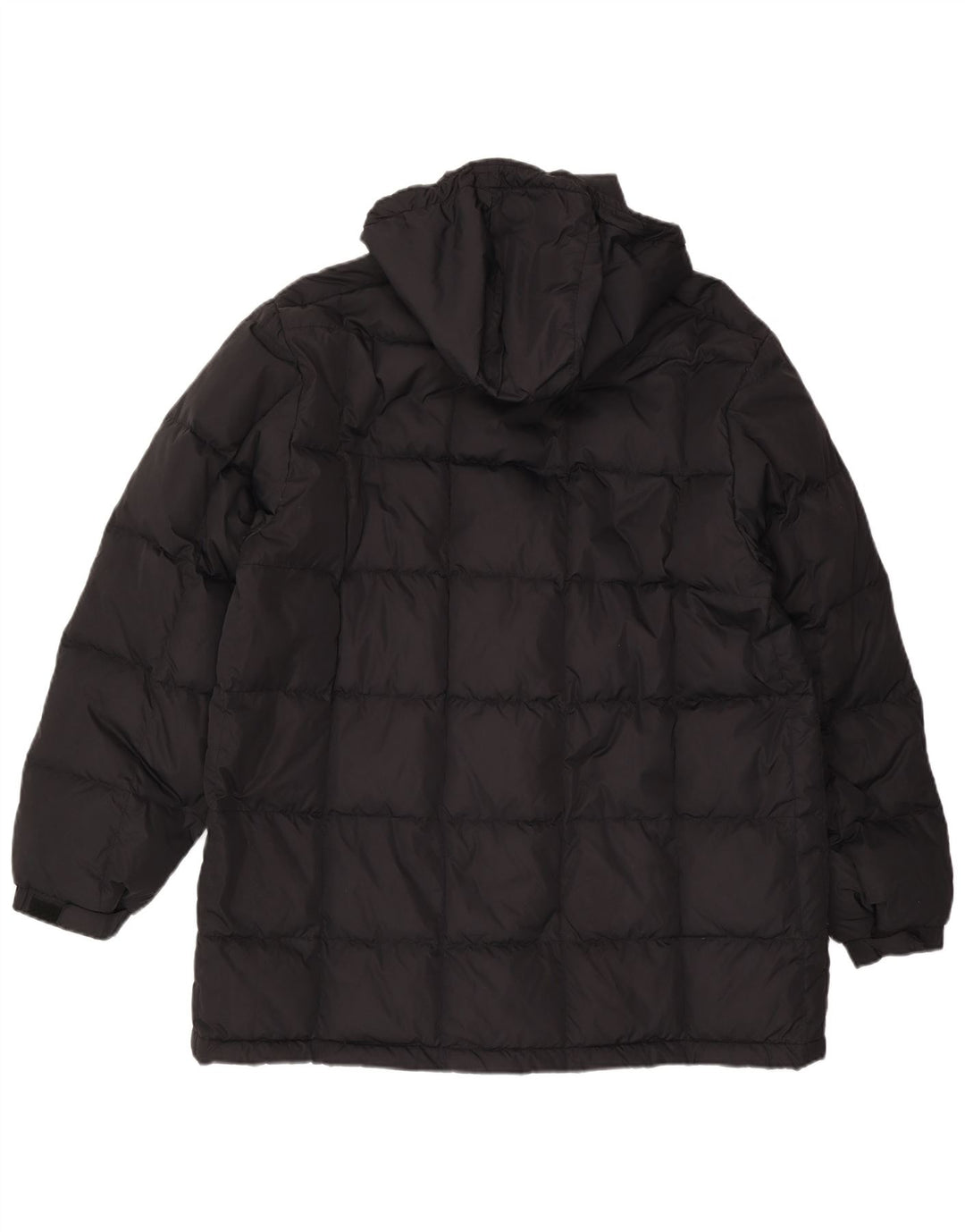 Casaco masculino acolchoado com capuz NORTH SAILS UK 42 XL preto poliamida