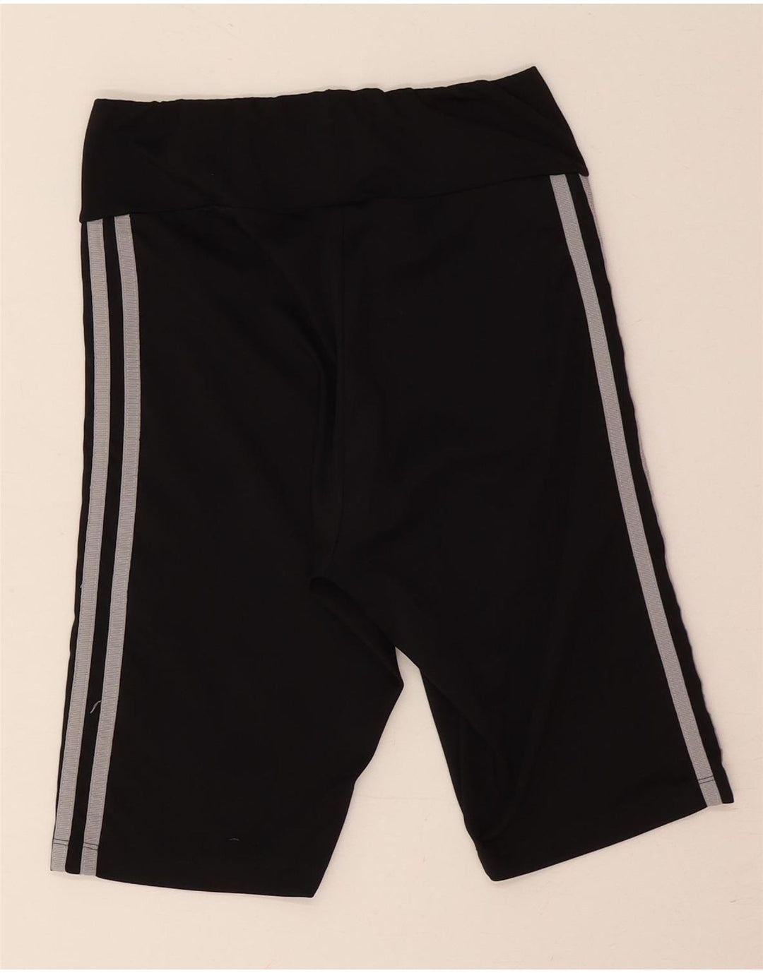 Shorts esportivos femininos Adidas UK 10 pequeno poliéster preto