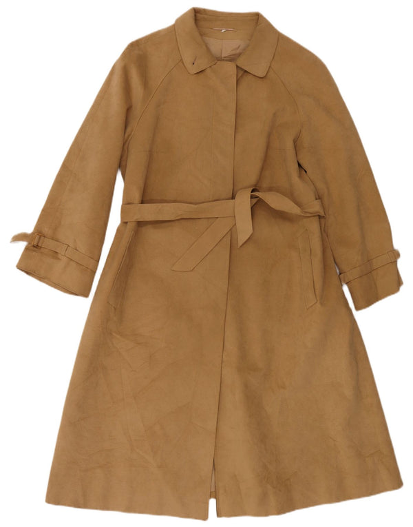 Sobretudo feminino Marcona EU 44 XL poliéster bege