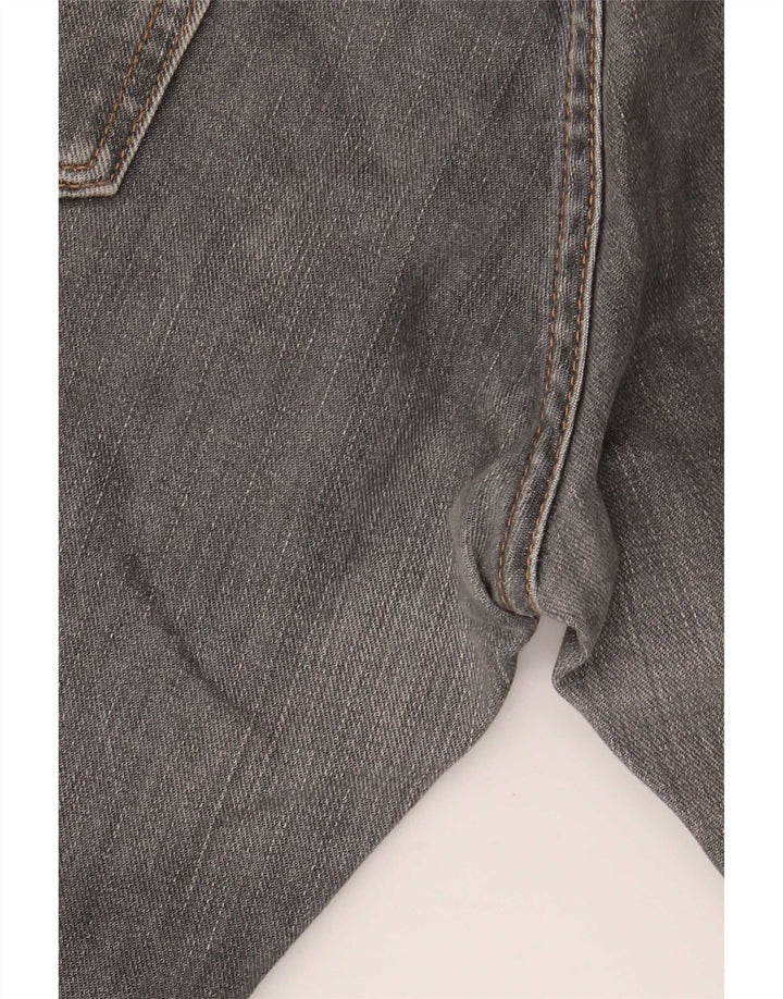 Levi's Masculino 504 Straight Jeans W36 L34 Cinza Algodão