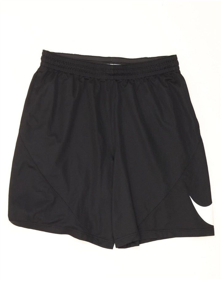 Shorts esportivos gráficos masculinos Nike Dri Fit 2XL poliéster preto