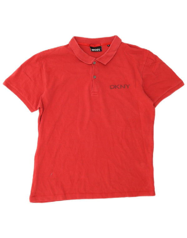 Camisa polo masculina Dkny XL algodão vermelho