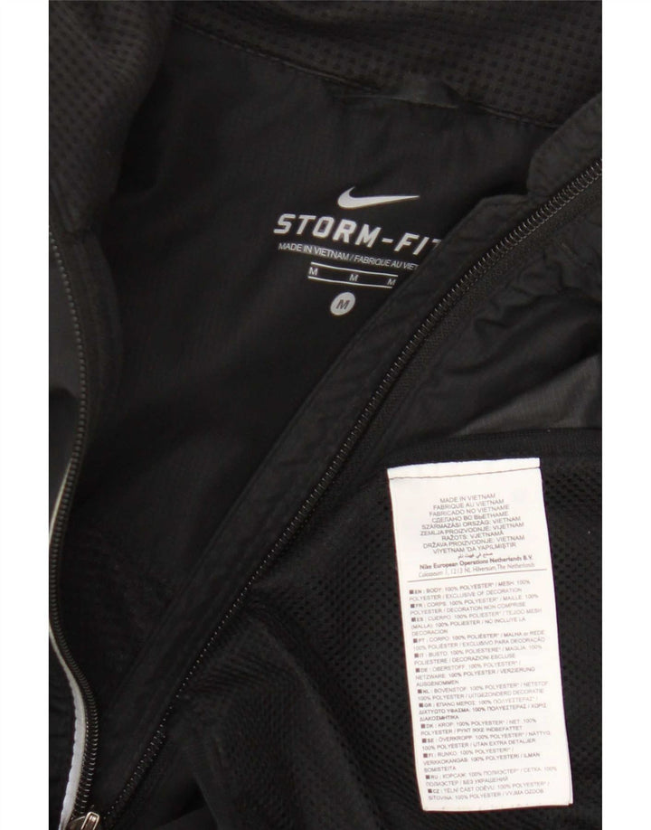 Jaqueta Nike Womens Storm-Fit Tracksuit UK 12 Médio Preto Poliéster