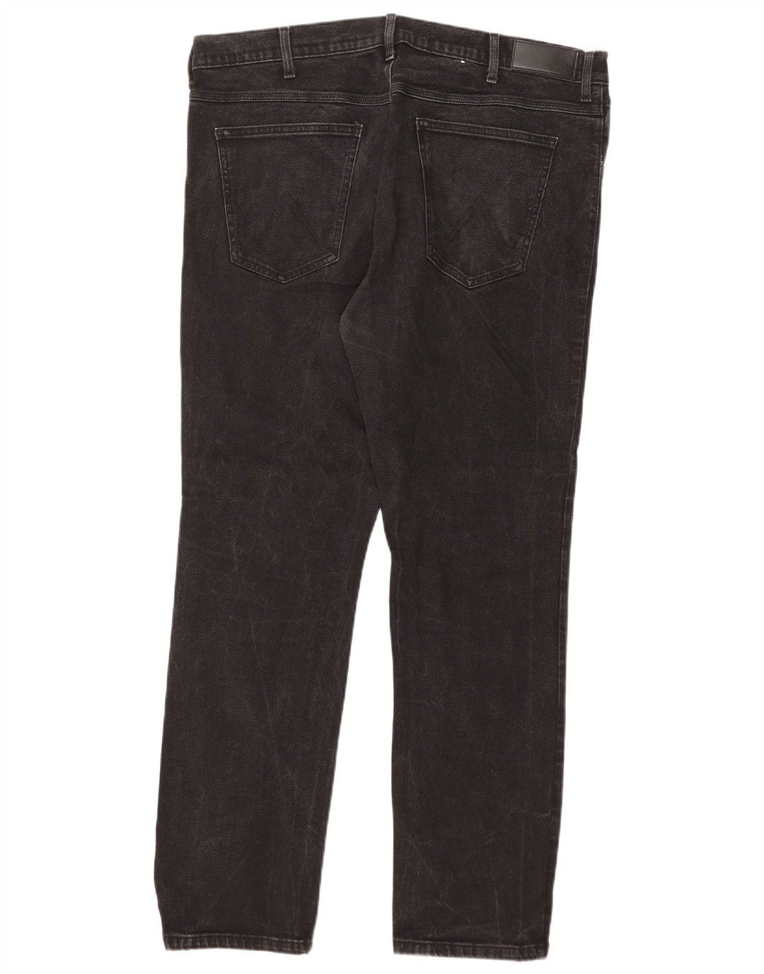 Calça jeans reta masculina WRANGLER regular fit W40 L32 algodão preto