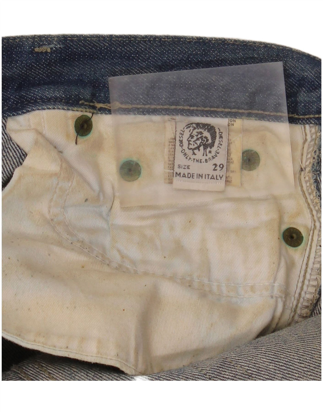 Diesel feminino bootcut jeans W32 L32 azul algodão