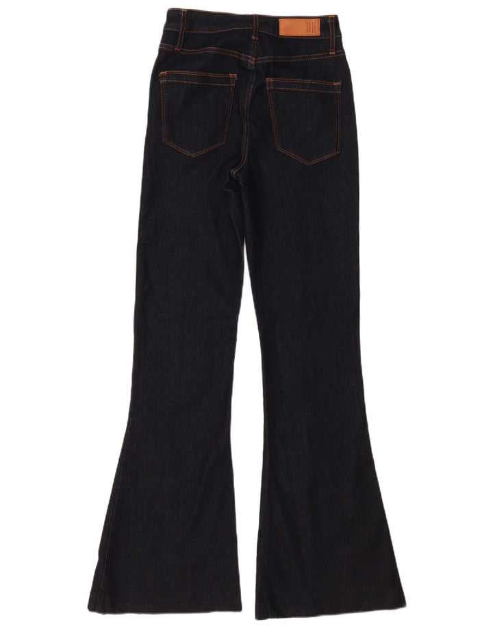 Jeans feminino Reiss Flared W27 L33 azul marinho viscose