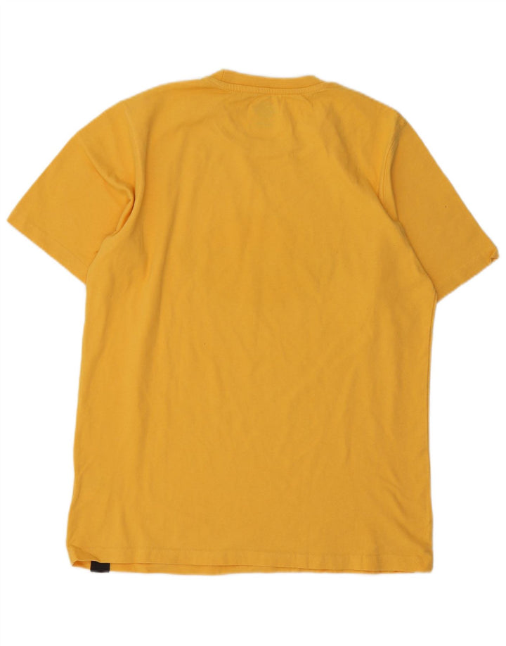 Camiseta gráfica masculina Dickies Top médio algodão amarelo
