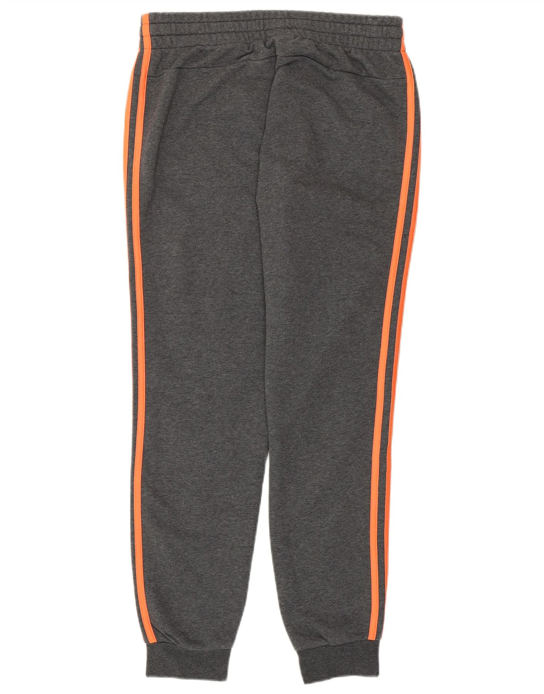 ADIDAS Calças de treino femininas Joggers UK 12/14 Médio Cinza Algodão