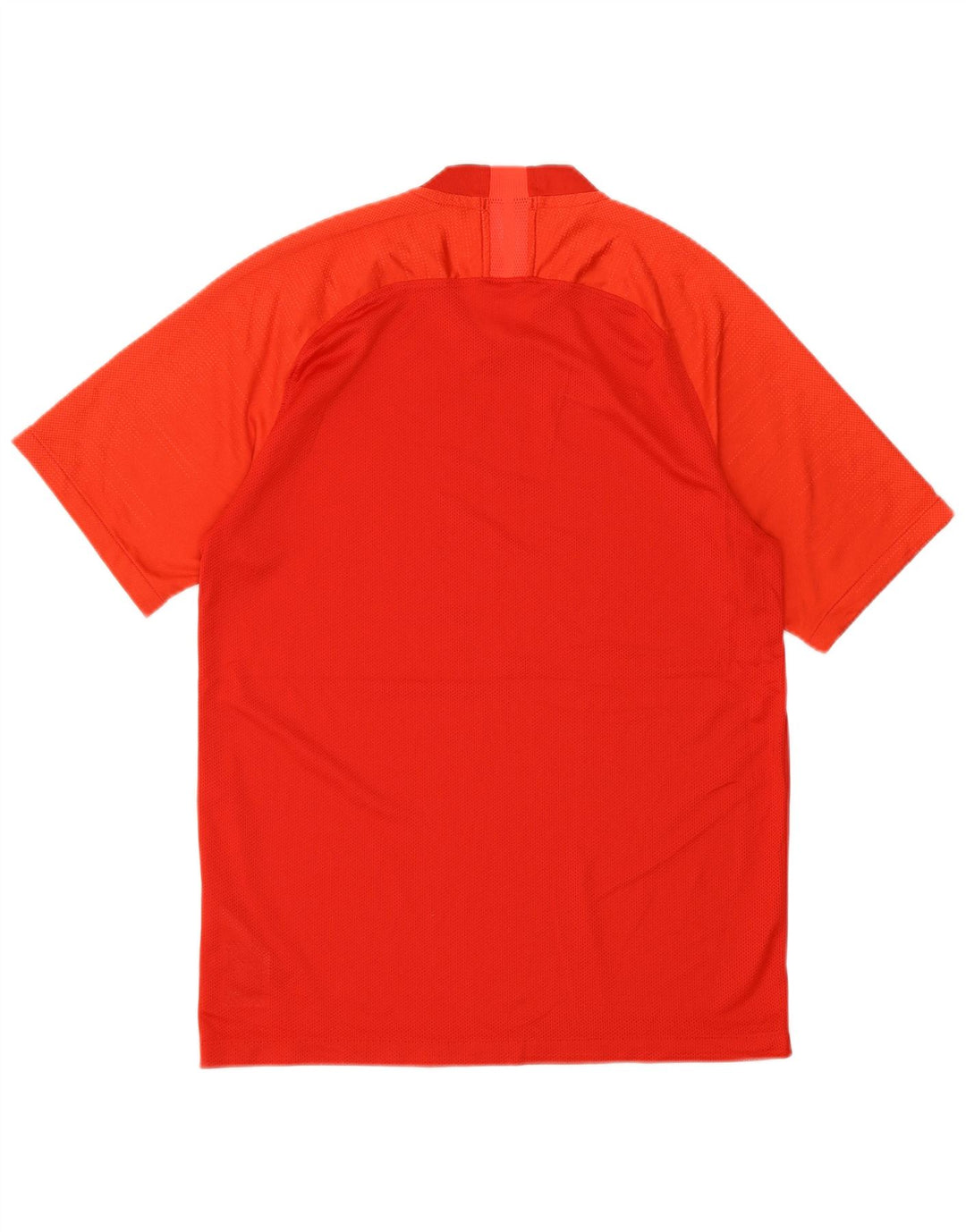Camiseta masculina Nike Dri Fit Top médio vermelho colorblock poliéster