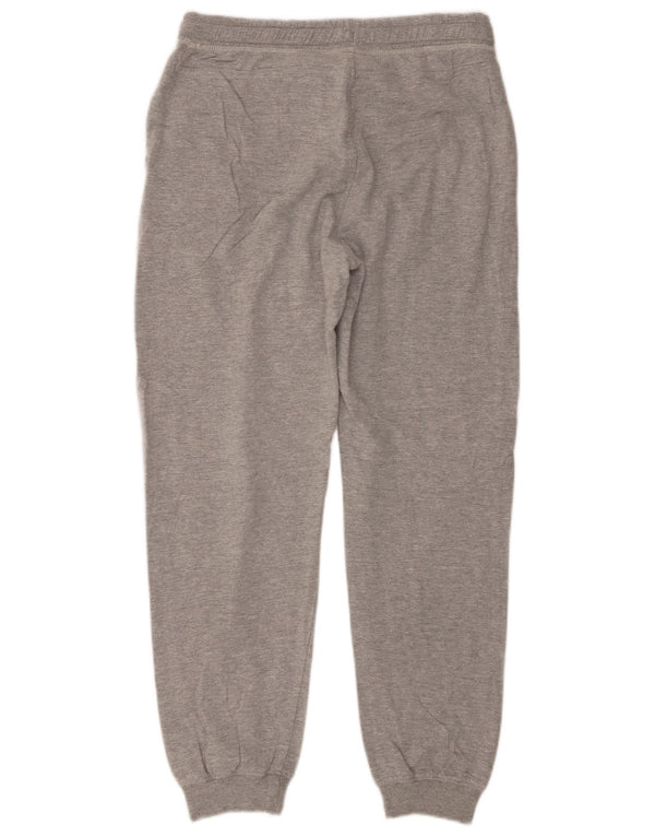 Calça de treino feminina Lotto Joggers UK 14 algodão manchado cinza médio
