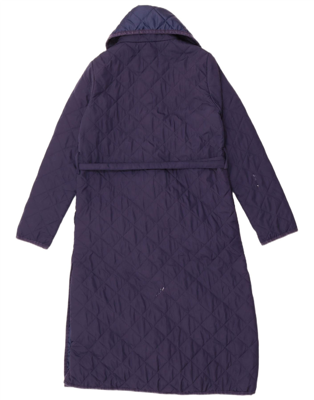 Sobretudo acolchoado feminino Monsoon UK 10 poliéster azul pequeno