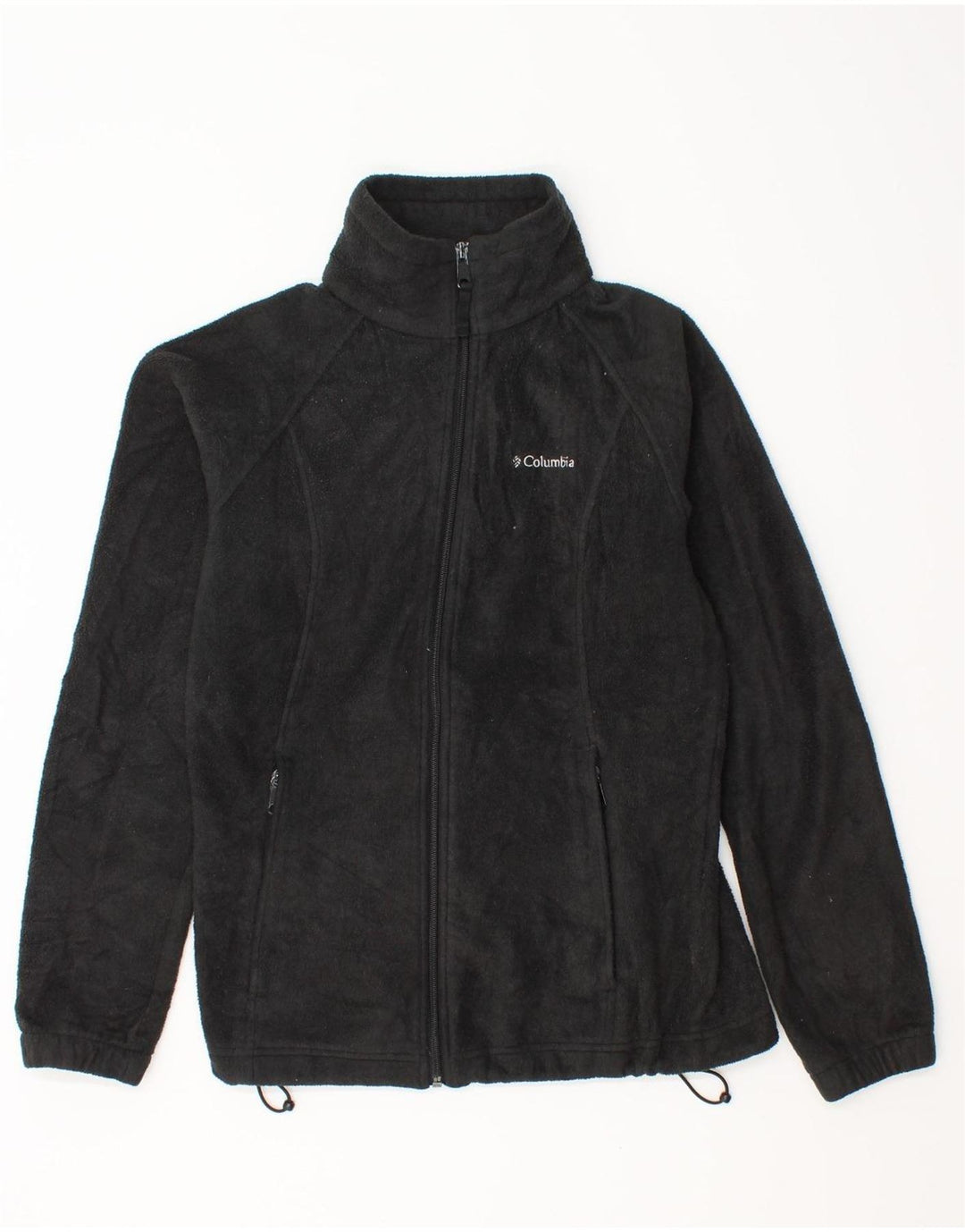 Jaqueta de lã feminina COLUMBIA UK 10 poliéster preto pequeno