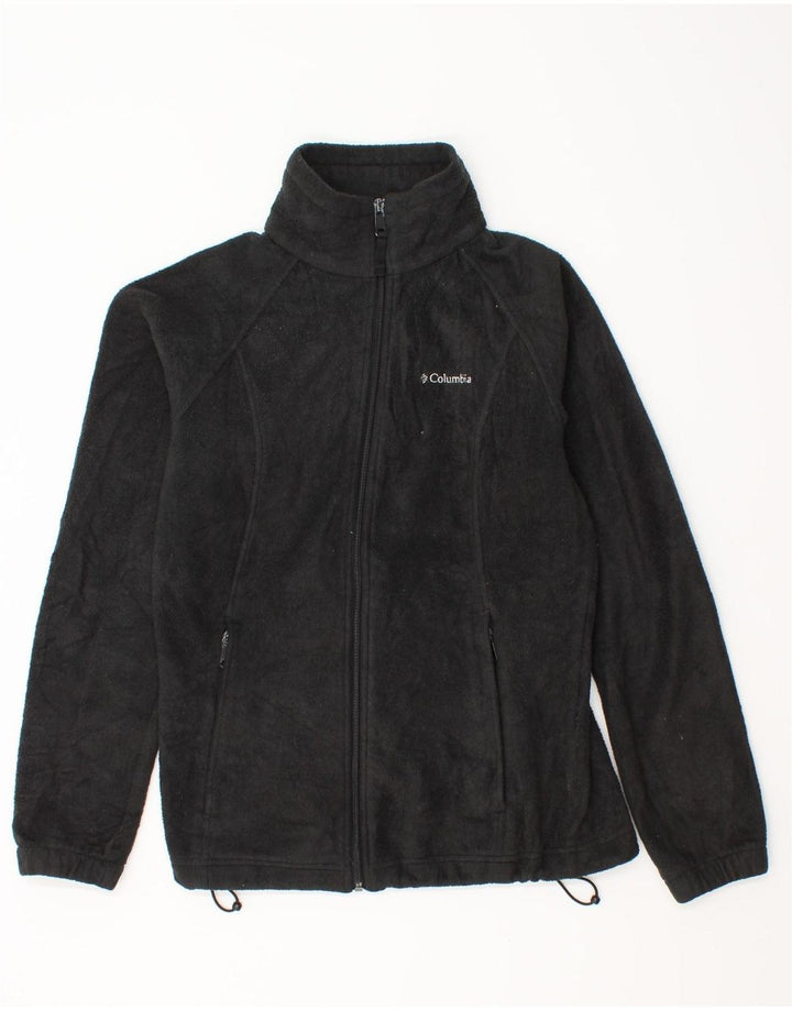 Jaqueta de lã feminina COLUMBIA UK 10 poliéster preto pequeno
