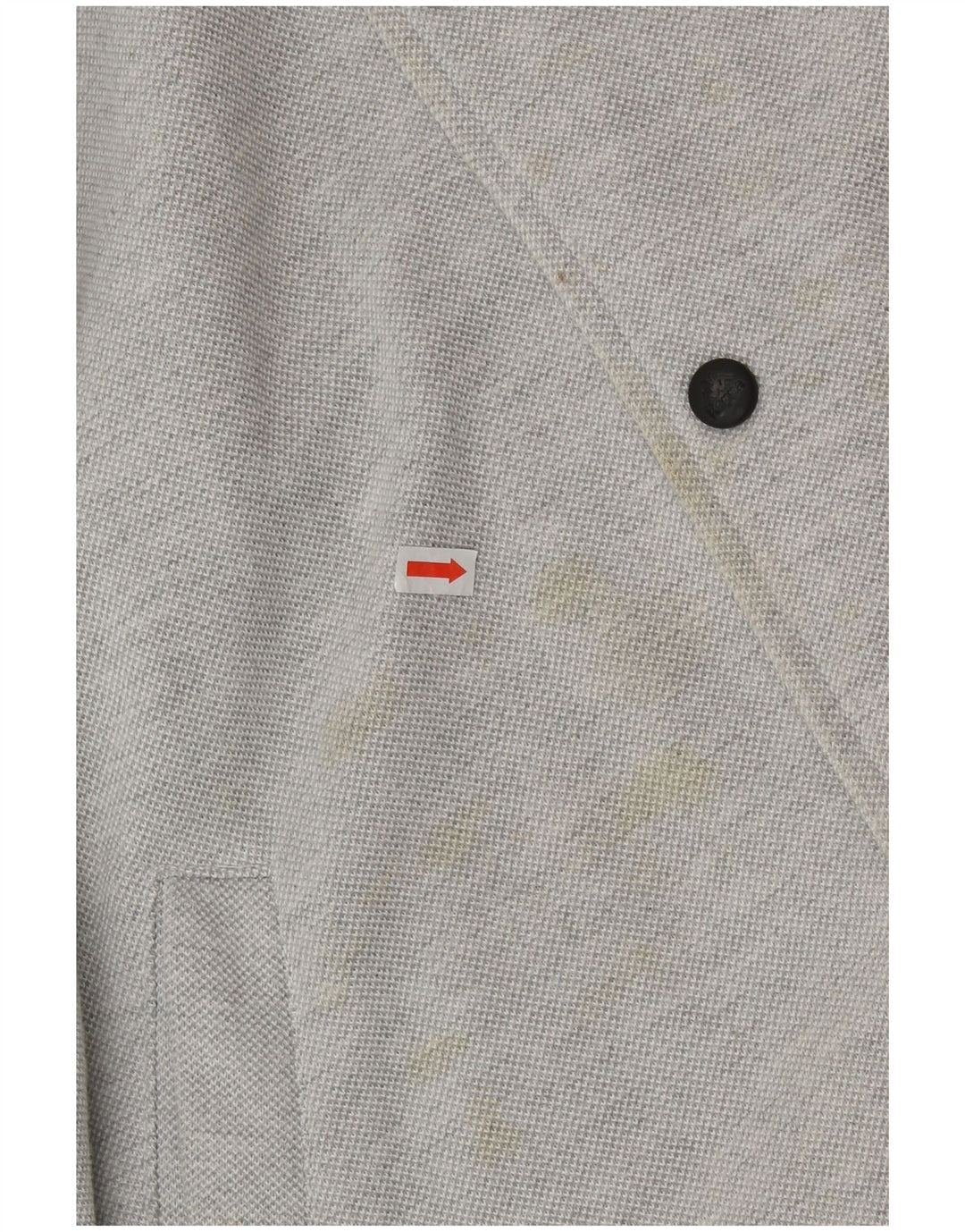 Jaqueta masculina KAPPA Graphic Loose Fit Varsity pequeno bloco cinza