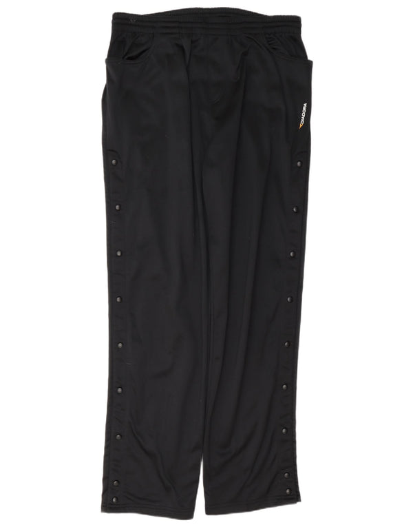 Calça de treino masculina Diadora UK 42 grande poliéster preto