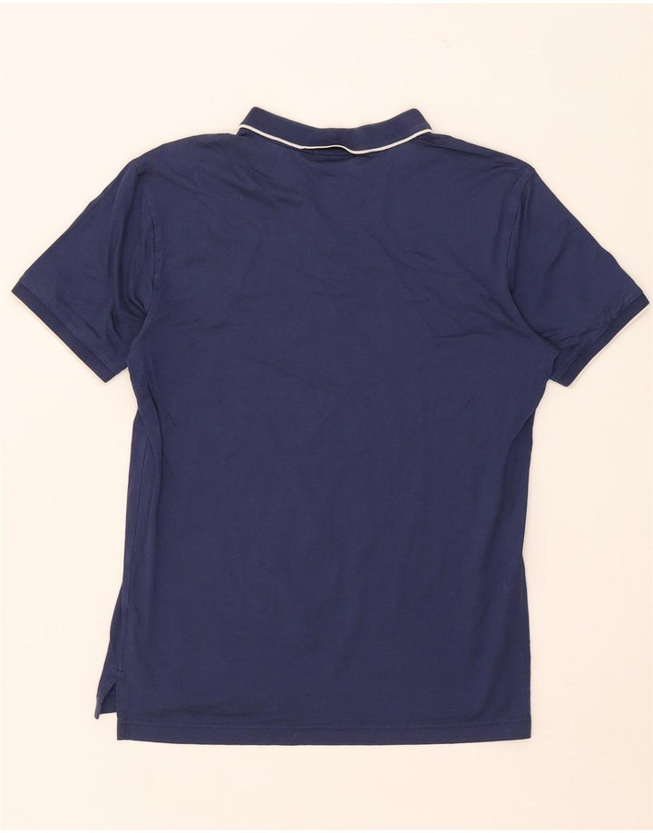 Camisa polo masculina Gant médio algodão listrado azul marinho