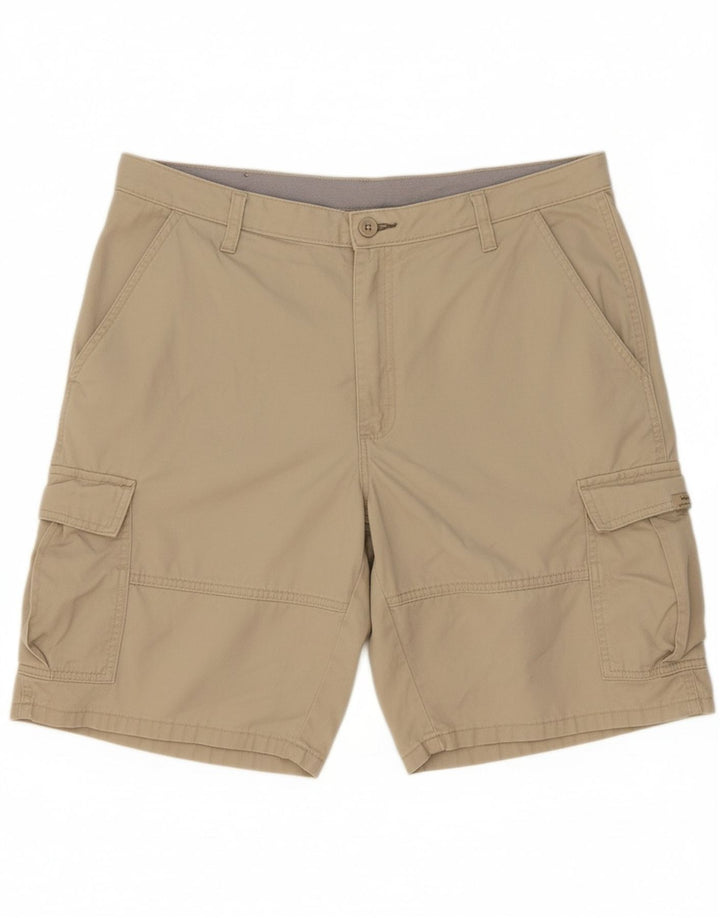 Shorts cargo masculino WRANGLER W36 grande algodão bege