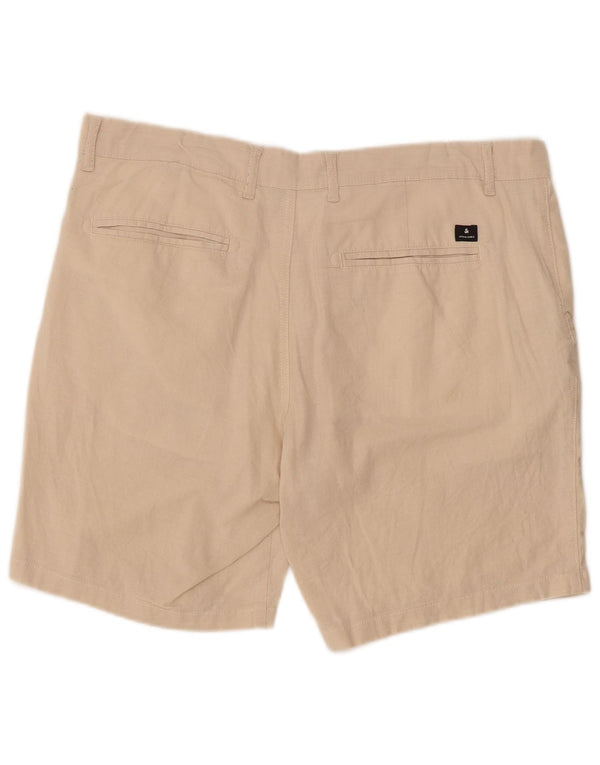 Shorts Chino Masculino Regular Fit Jack & Jones Grande W36 Algodão Bege