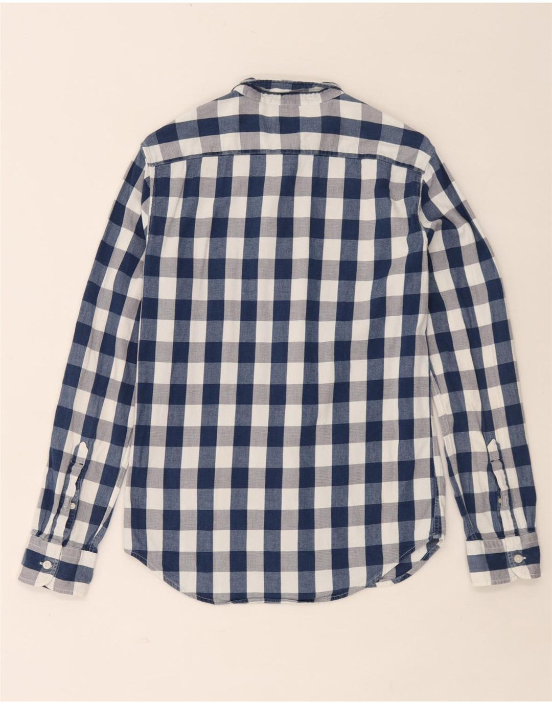 Camisa masculina Slim Fit Levi's pequena azul marinho algodão guingão