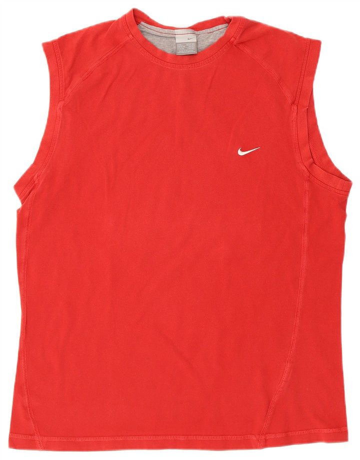 Colete Nike Masculino Top UK 42/44 Grande Algodão Vermelho
