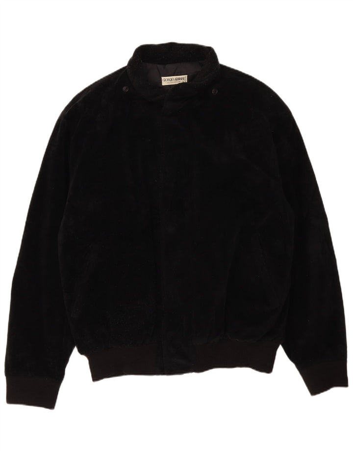 Jaqueta bomber masculina Giorgio Armani IT 52 grande preta
