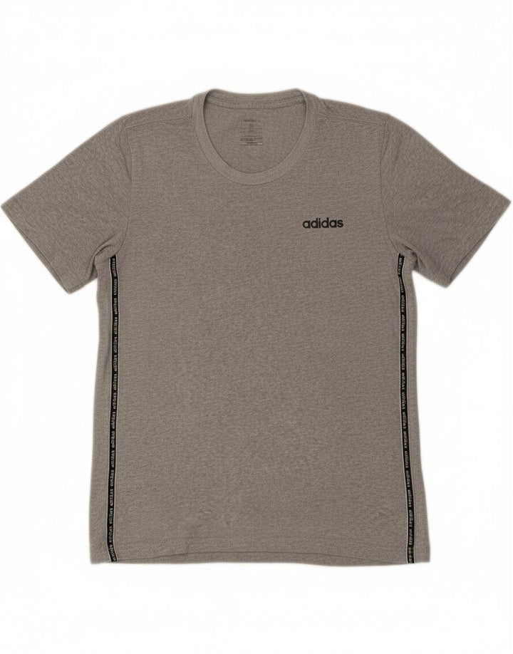 Camiseta masculina ADIDAS cinza médio