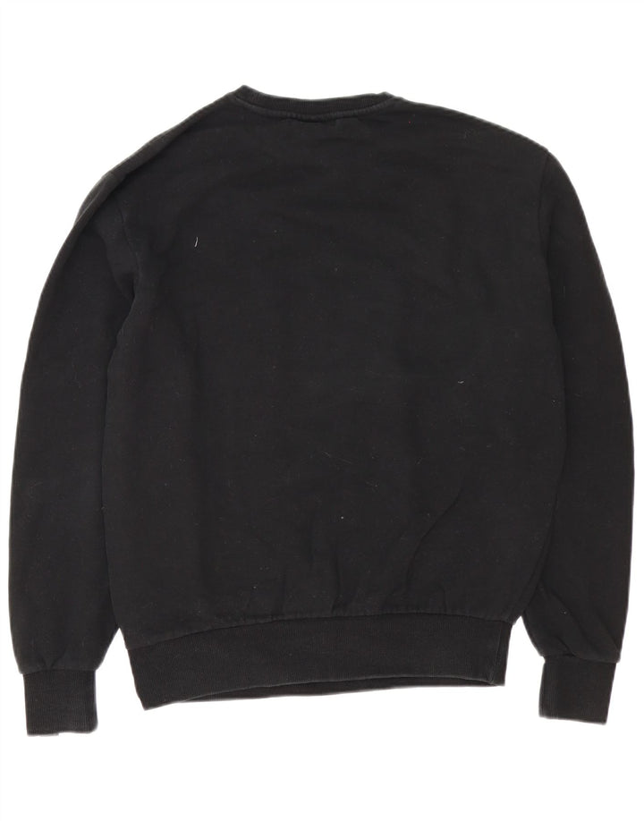 Ellesse moletom masculino jumper médio algodão preto