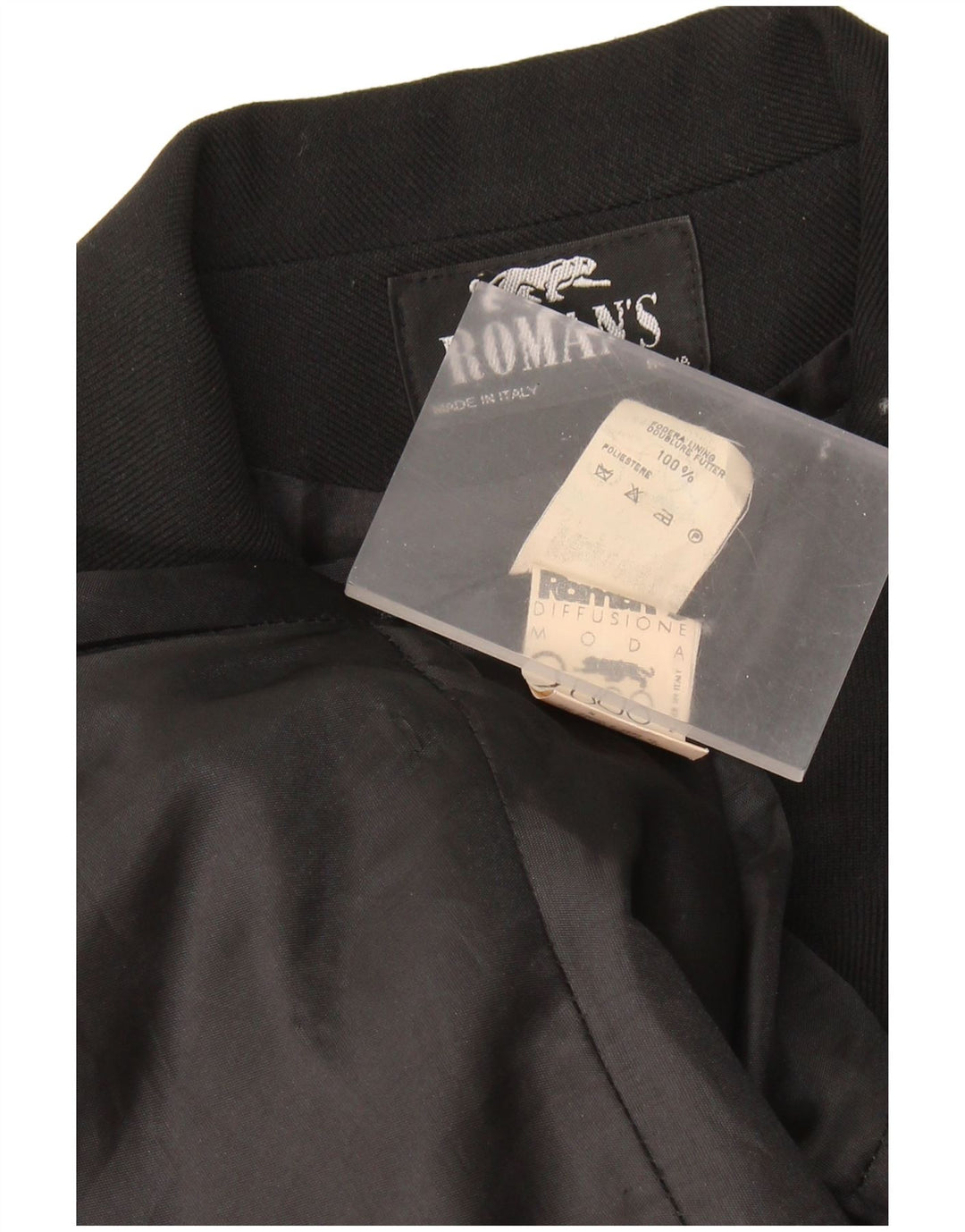 Jaqueta blazer feminina de 4 botões da Roman's Reino Unido 10 pequena preta