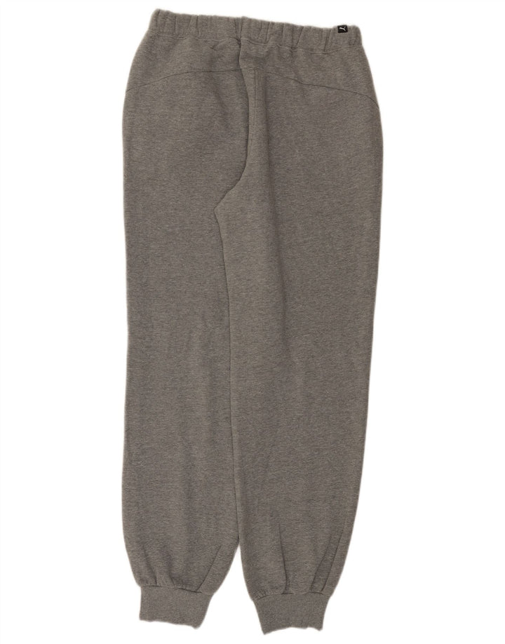 Calça de treino masculina Puma Graphic Joggers cinza médio algodão