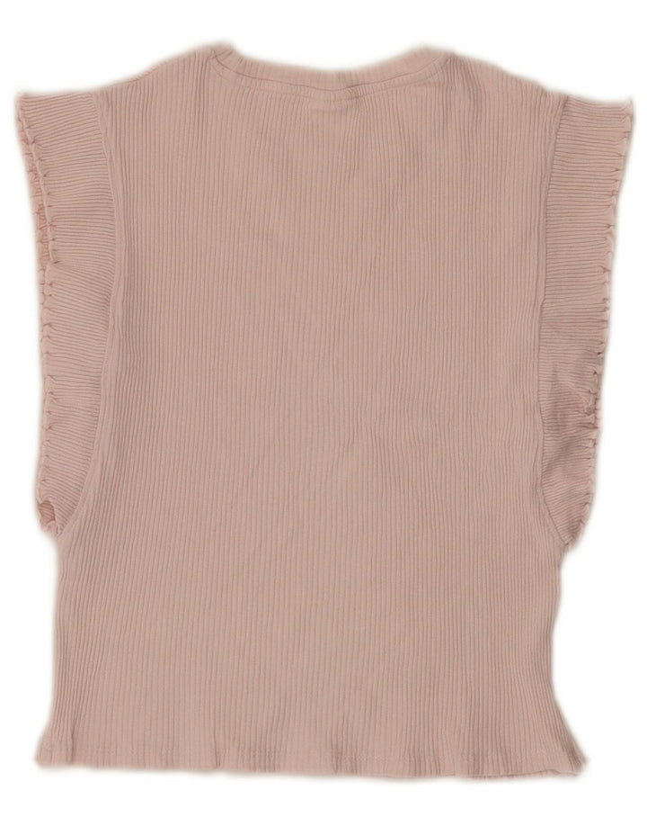 Top Zara Meninas Colete 11-12 Anos Rosa