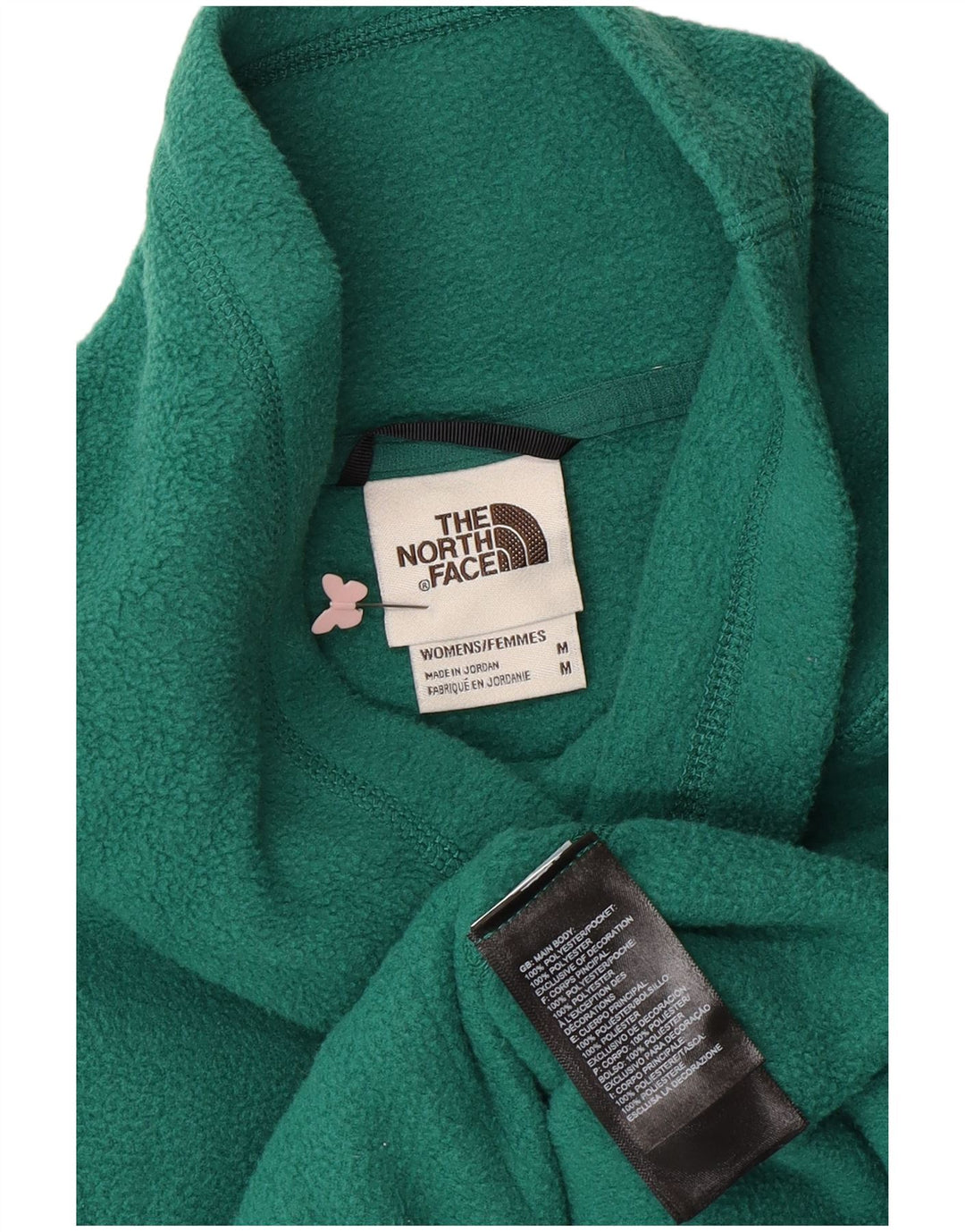 Jumper de lã feminino THE NORTH FACE UK 14 poliéster verde médio