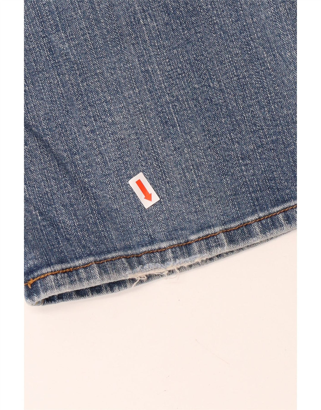 Calça jeans feminina Levi's 518 Super Low Bootcut US 9 Médio W30 L31 Azul Algodão