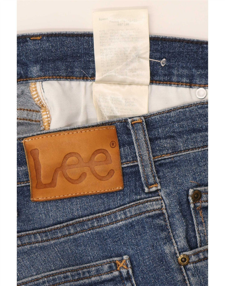 Lee Mens Rider Calça Jeans W38 L34 Azul Algodão