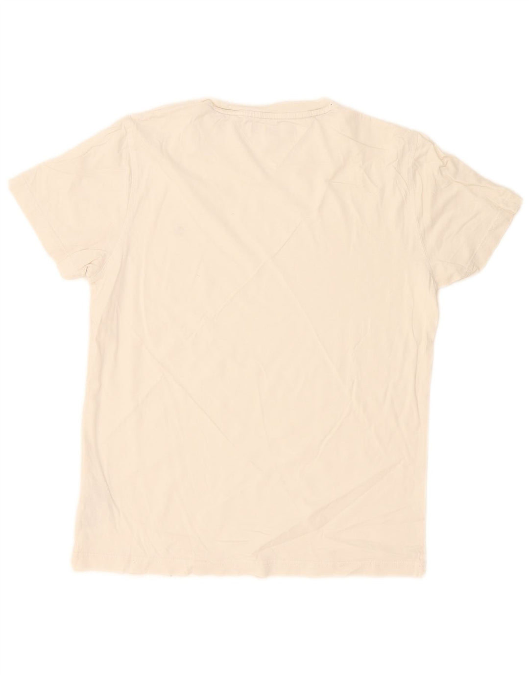 Camiseta masculina Tommy Hilfiger Top médio algodão branco