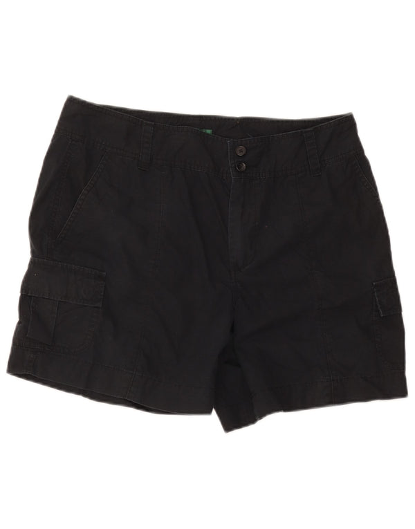 Shorts cargo feminino Ralph Lauren EUA 12 grande W34 algodão preto